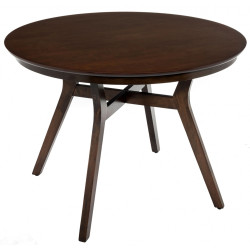 Деревянные столы со столешницей круглой формы. ALTO деревянный обеденный стол