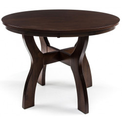 Деревянные столы со столешницей круглой формы. LOCARNO деревянный обеденный стол
