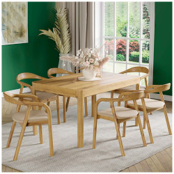 Интересные деревянные столы. АПОЛЛО деревянный обеденный стол