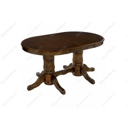 Деревянный стол на каркасе из массива дерева. GRANDI деревянный обеденный стол