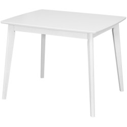 Стол Marcel раскладной 100-130x80x76см, Белый, белый кухонный стол