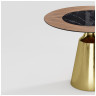 LUCAS 120 стол со столешницей керамика + шпон