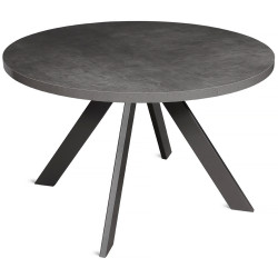 Ламинированные столы со столешницей круглой формы. DANTON.ANTR 120D обеденный стол с ламинированной столешницей