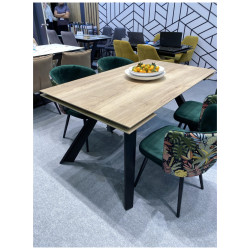 МЕЙСОН 160  обеденный стол с ламинированной столешницей