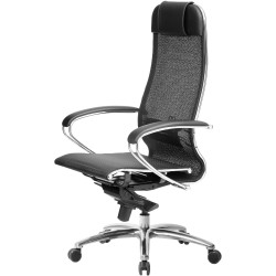 Черные кресла для руководителей. Кресло руководителя SAMURAI S-1.04 PLUS