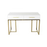 Письменные столы Стол-консоль Армада F-1543, 120х60х78 см, белый, золото