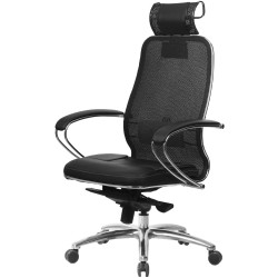 Черные кресла для руководителей. Кресло руководителя SAMURAI SL-2.04 PLUS