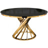 TWIST стол обеденный с круглой столешницей в дизайнерском стиле