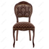 ЛАУРО деревянный кухонный стул в классическом стиле, обивка ткань жаккард