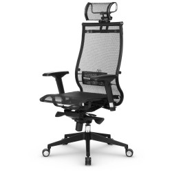 Офисные кресла с высокой спинкой. Офисное кресло SAMURAI BLACK EDITION