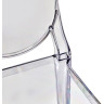 VICTORIA GHOST BAR полубарный стул из прозрачного пластика