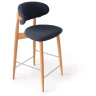 PAOLO полубарный стул с обивкой тканью