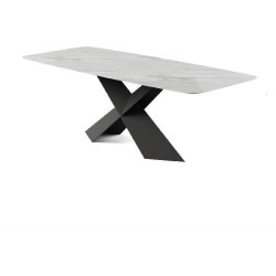 Керамические столы белого цвета. TYLER 230 CR керамический обеденный стол
