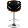 KARTER барный стул на хромированном каркасе с регулировкой по высоте