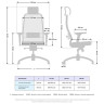 SAMURAI SL-3.04 MPES компьютерное кресло с комбинированной обивкой 