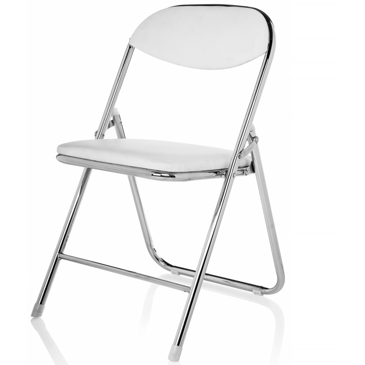 Раскладной стул FOLD 1 на металлокаркасе, обивка экокожа