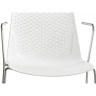 FX-05F пластиковый дизайнерский стул на хромированном каркасе