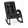 Кресло-качалка МОДЕЛЬ 67 с обивкой искусственной кожей