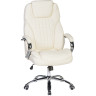 DOBRIN CHESTER офисное кресло для руководителя на хромированном каркасе, обивка экокожа