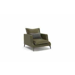 Лаунж-кресло Rey кресло замша зеленый/серый