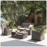 Садовые комплекты для отдыха Комплект мебели с диваном AFM-405G Brown