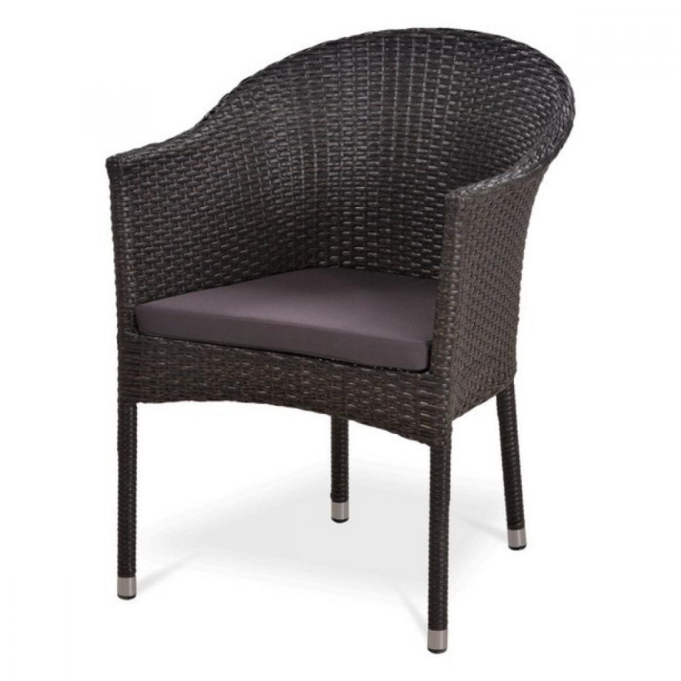 Дачные стулья-кресла Кресло плетеное Y350G-W53 Brown
