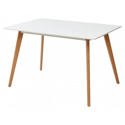 Ламинированные столы белого цвета. ABELE обеденный стол с ламинированной столешницей