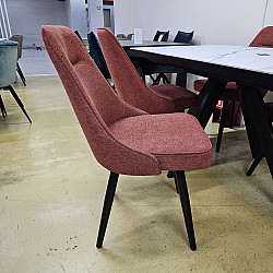 Стулья MATIS горчичный / черный