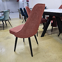 Стулья MATIS горчичный / черный