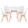 Обеденные группы Номиа 80 white / wood