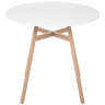 Обеденные группы Номиа 80 white / wood