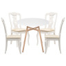Обеденные группы Номиа 80 white / wood