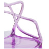 Стул-кресло DC459 Стул пластиковый литой, прозрачный СИРЕНЕВЫЙ