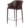Полубарные стулья Стул полубарный GIO, кожа коричневый