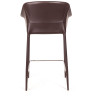 Полубарные стулья Стул полубарный GIO, кожа коричневый