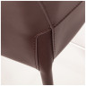 Полубарные стулья Стул полубарный GIO, кожа коричневый