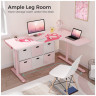Компьютерные столы Стол письменный (для компьютера) угловой EUREKA ERK-L60R-PK-V2 (правый), розовый