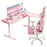 Компьютерные столы Стол письменный (для компьютера) угловой EUREKA ERK-L60R-PK-V2 (правый), розовый