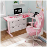 Компьютерные столы Стол письменный (для компьютера) угловой EUREKA ERK-L60R-PK-V2 (правый), розовый