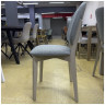 Выставочный образец. Стул кухонный КОМФОРТ Х3, обивка ткань нептун грин, каркас деревянный капучино