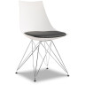 Пластиковый стул в стиле Eames PM-062G с мягким сиденьем