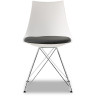 Пластиковый стул в стиле Eames PM-062G с мягким сиденьем