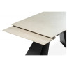 Керамические столы Ливи 140(200)х80х78 creto forever beige / черный