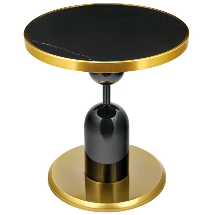 СТОЛЫ Кофейный столик Gloria диам.50см x 54см, чёрный, металл