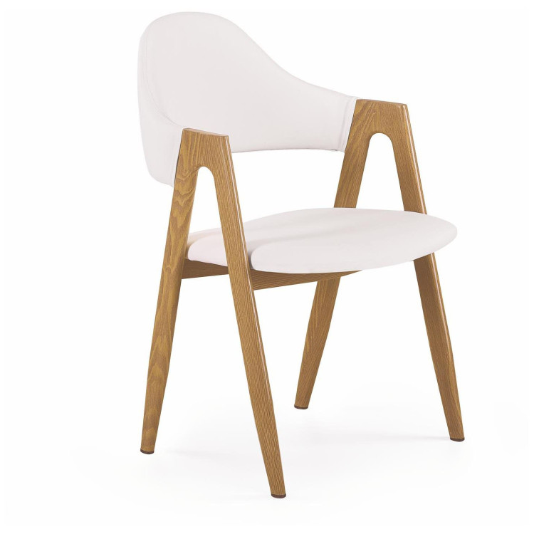 Стул-кресло Стул кухонный Halmar K247 (белый)