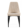 Стулья на металлокаркасе Kora black / beige