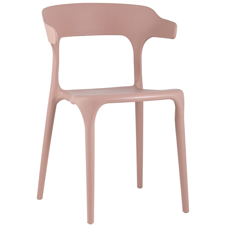 Пластиковые стулья пластиковый Neo горчичный с подлокотниками