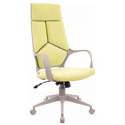 Кресло руководителя Everprof Trio Grey TM Ткань Зеленый