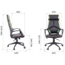 Кресла руководителя Кресло руководителя Everprof Trio Grey TM Ткань Зеленый