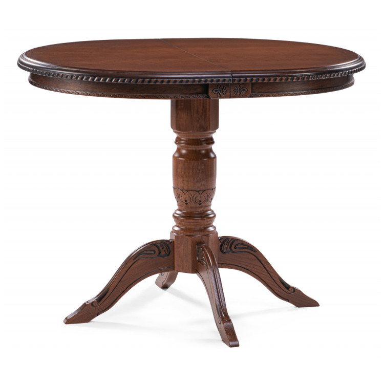 Деревянные столы Аллофан круглый миланский орех